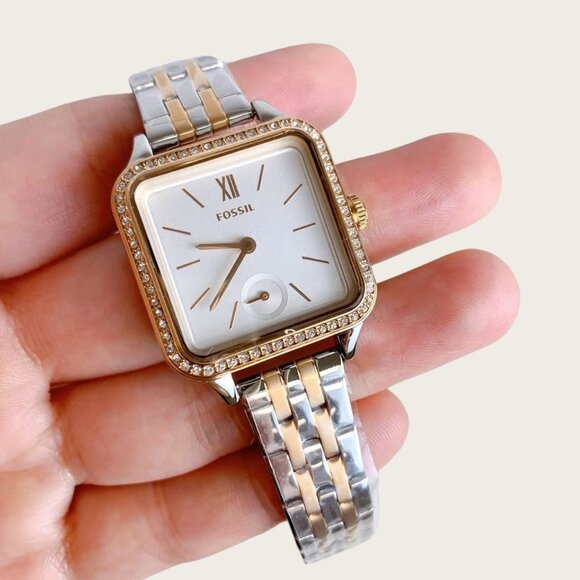 Fossil BQ3907 Colleen Three-Hand Two-Tone Stainless Steel Women's  Watch - Picture 3 of 6